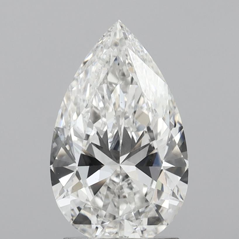 2.02 carat f VS1 EX Cut IGI pear diamond