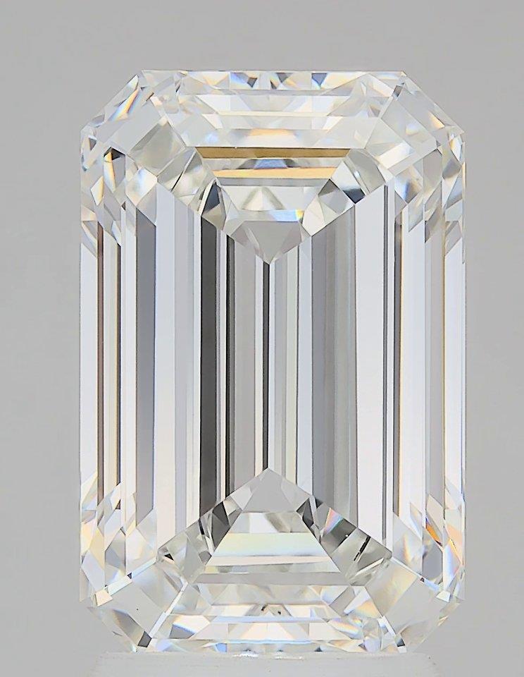 3.15 carat f VVS2 EX Cut IGI emerald diamond