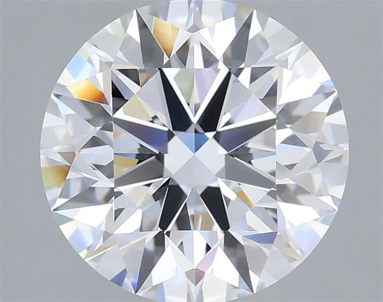 2.75 ct. round Lab Grown Diamond front image