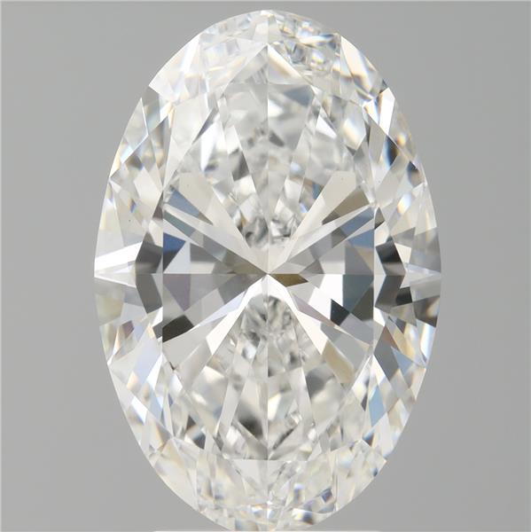 4.09 ct. oval Lab Grown Diamond front image