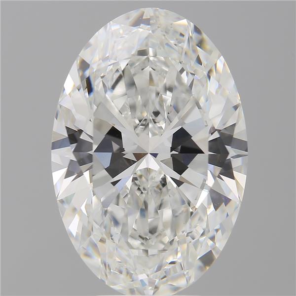 7.08 ct. oval Lab Grown Diamond front image