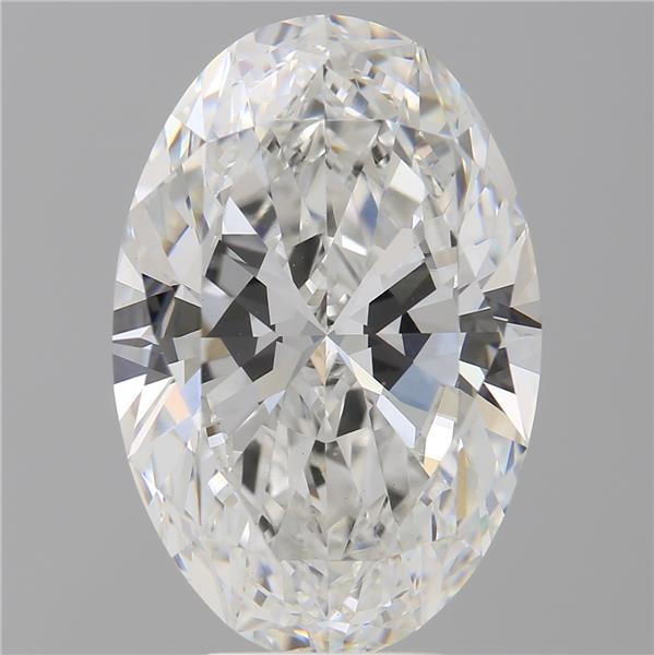 7.03 ct. oval Lab Grown Diamond front image