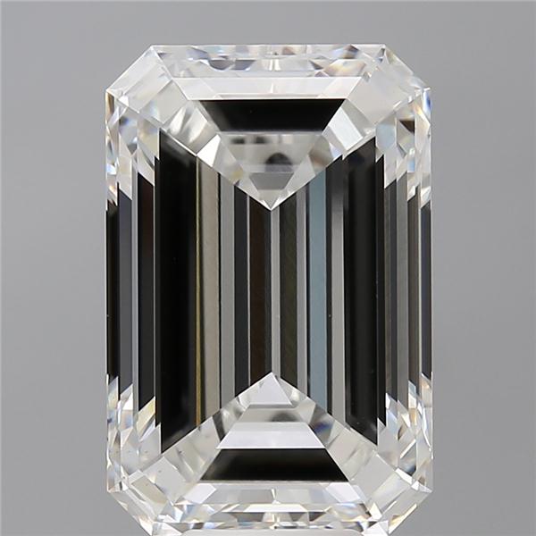 9.52 ct. emerald Lab Grown Diamond front image