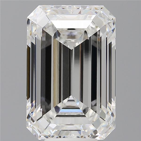 9.59 ct. emerald Lab Grown Diamond front image