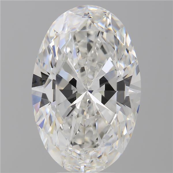 7.55 ct. oval Lab Grown Diamond front image