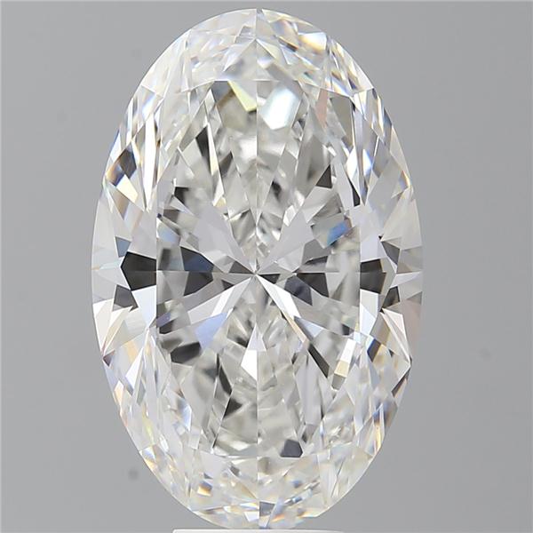 9.60 ct. oval Lab Grown Diamond front image