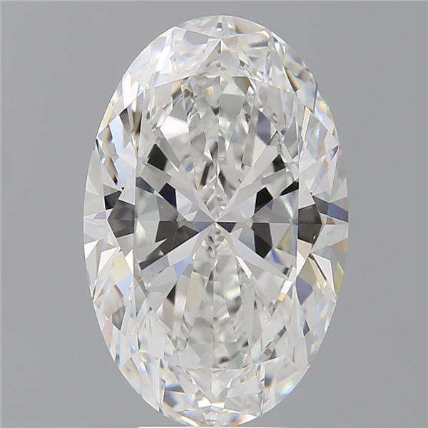 6.53 ct. oval Lab Grown Diamond front image