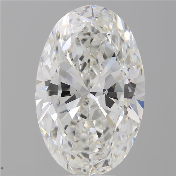 9.10 ct. oval Lab Grown Diamond front image