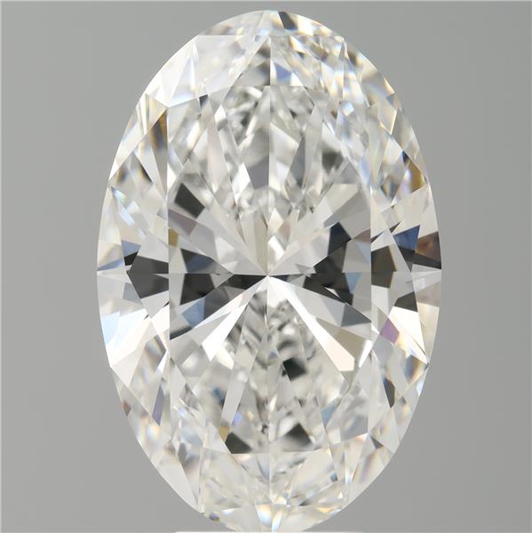 7.02 ct. oval Lab Grown Diamond front image