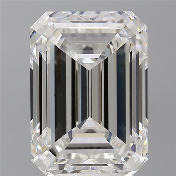 7.53 ct. emerald Lab Grown Diamond front image