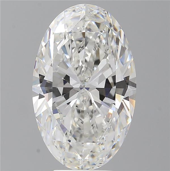 7.08 ct. oval Lab Grown Diamond front image