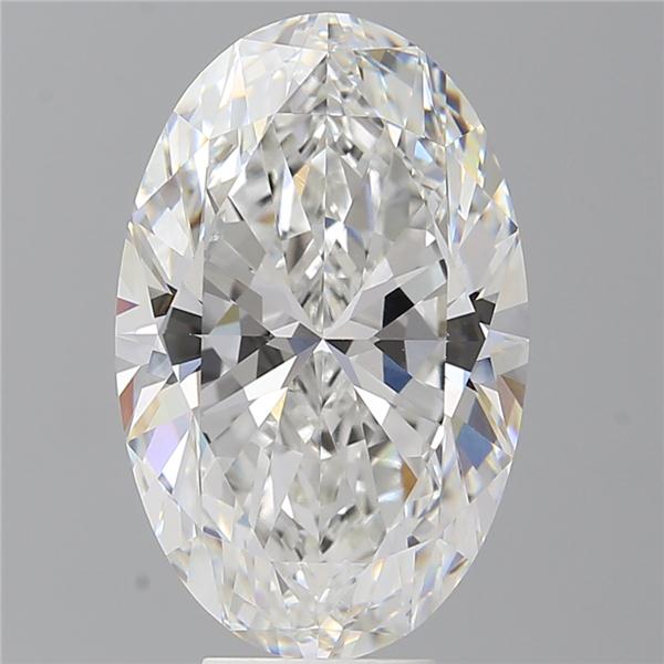 7.53 ct. oval Lab Grown Diamond front image