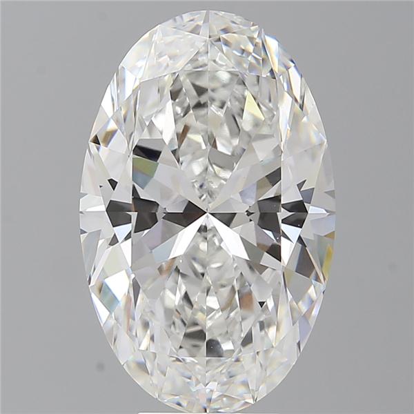 7.60 ct. oval Lab Grown Diamond front image
