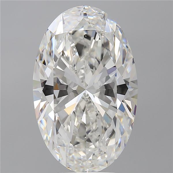 7.57 ct. oval Lab Grown Diamond front image