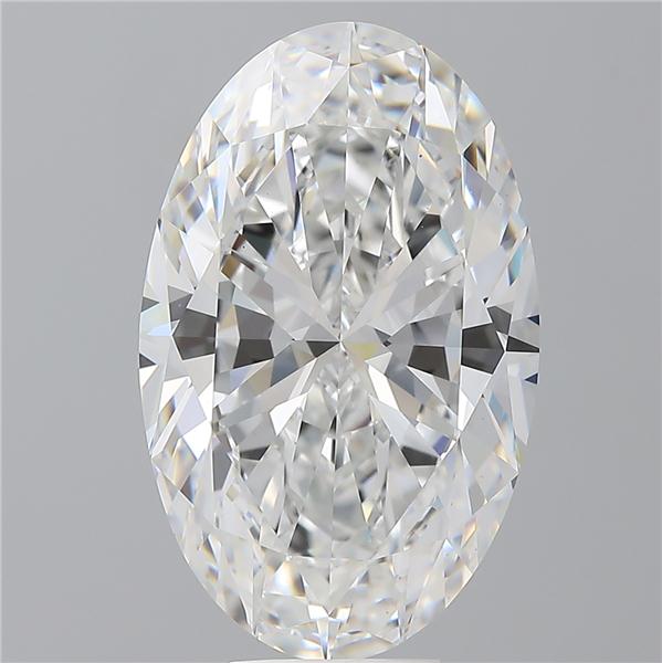 9.10 ct. oval Lab Grown Diamond front image