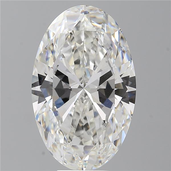 9.60 ct. oval Lab Grown Diamond front image