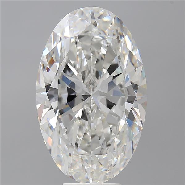 9.07 ct. oval Lab Grown Diamond front image