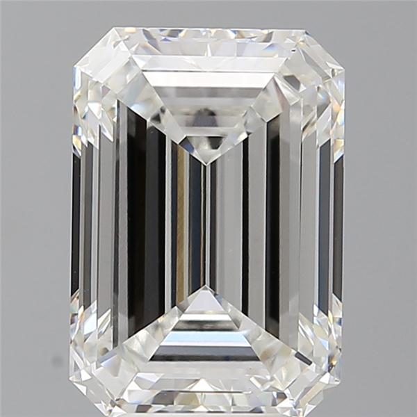 5.58 ct. emerald Lab Grown Diamond front image
