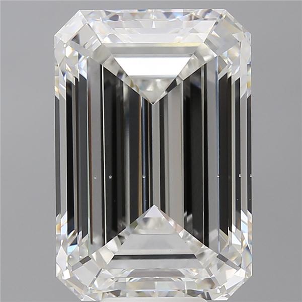 11.01 ct. emerald Lab Grown Diamond front image