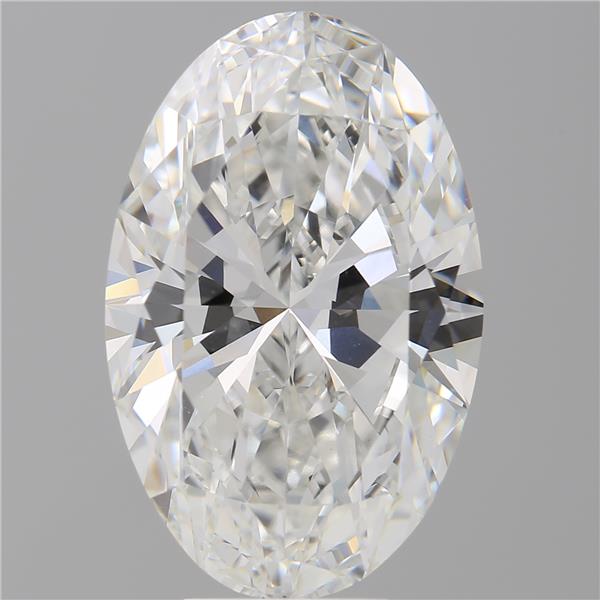8.05 ct. oval Lab Grown Diamond front image