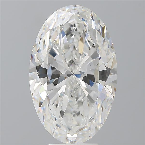 7.08 ct. oval Lab Grown Diamond front image