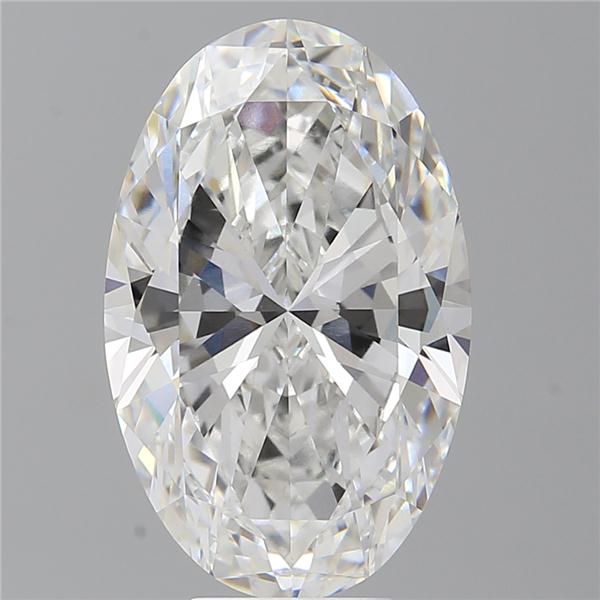 7.58 ct. oval Lab Grown Diamond front image