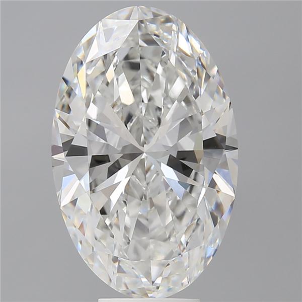 7.58 ct. oval Lab Grown Diamond front image