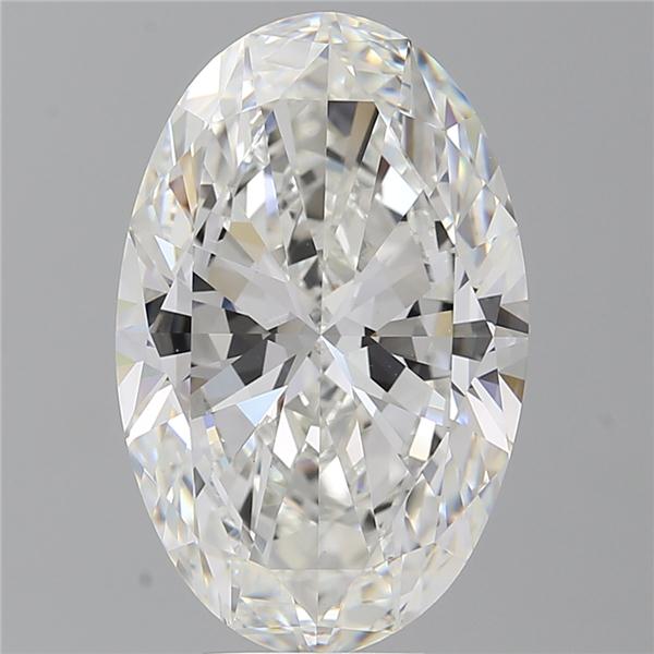 7.56 ct. oval Lab Grown Diamond front image