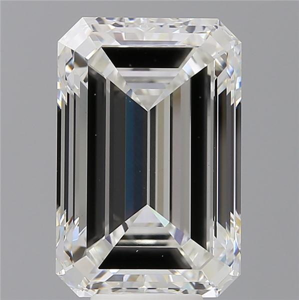 9.54 ct. emerald Lab Grown Diamond front image