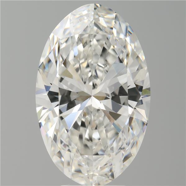 7.03 ct. oval Lab Grown Diamond front image