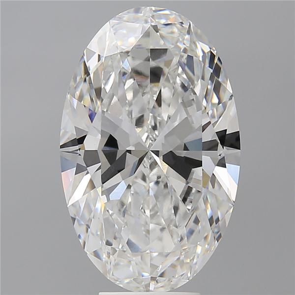7.10 ct. oval Lab Grown Diamond front image