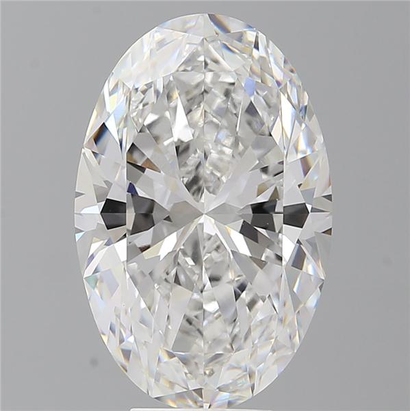 7.54 ct. oval Lab Grown Diamond front image