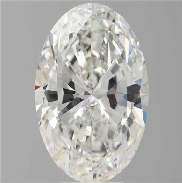7.04 ct. oval Lab Grown Diamond front image