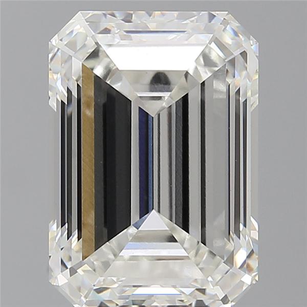7.03 ct. emerald Lab Grown Diamond front image