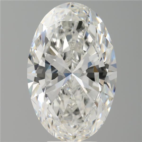 7.08 ct. oval Lab Grown Diamond front image