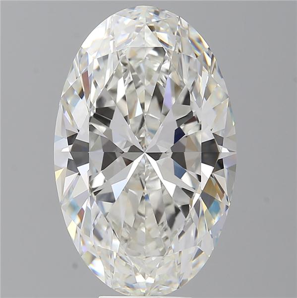 9.59 ct. oval Lab Grown Diamond front image