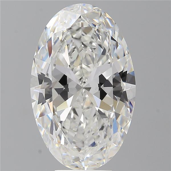 7.58 ct. oval Lab Grown Diamond front image
