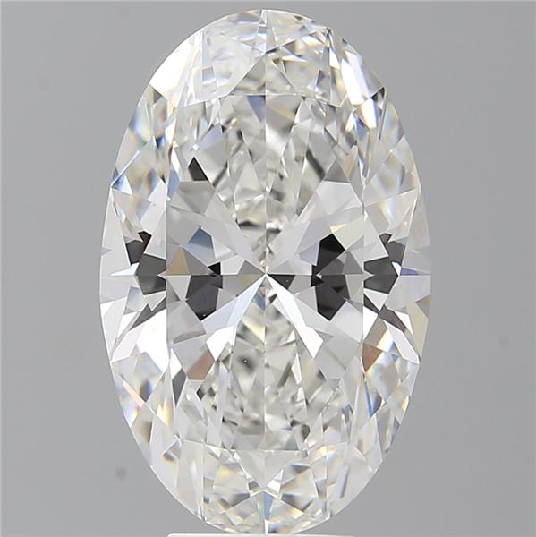 7.10 ct. oval Lab Grown Diamond front image