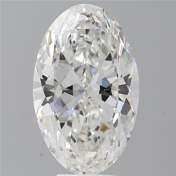 7.56 ct. oval Lab Grown Diamond front image