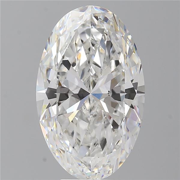 7.56 ct. oval Lab Grown Diamond front image