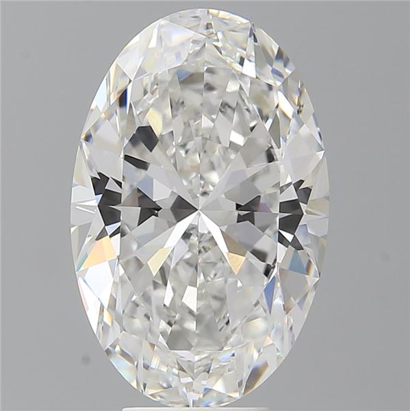 7.09 ct. oval Lab Grown Diamond front image