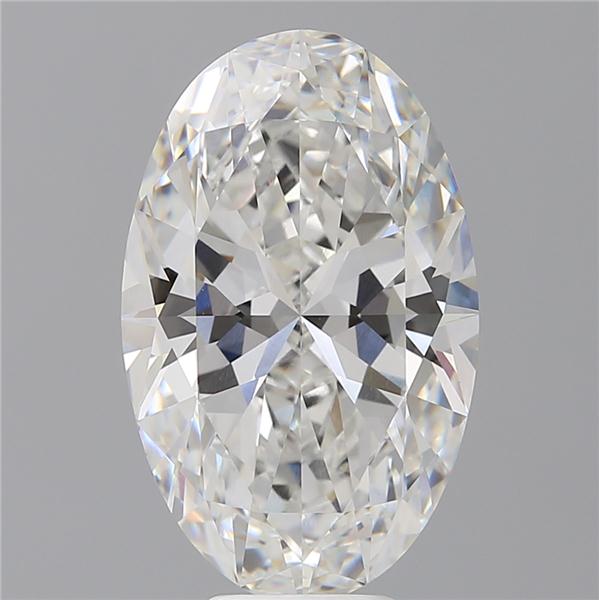 7.58 ct. oval Lab Grown Diamond front image