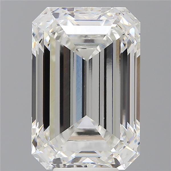 9.58 ct. emerald Lab Grown Diamond front image