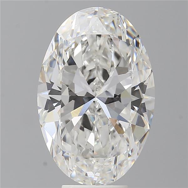 7.09 ct. oval Lab Grown Diamond front image