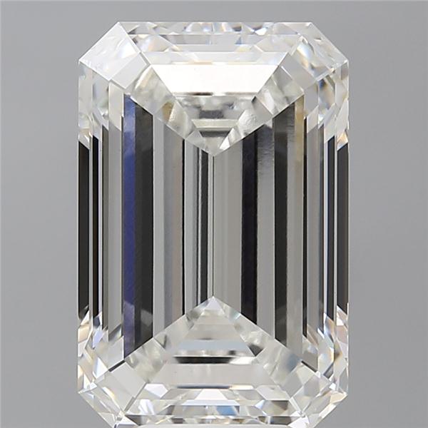 8.10 ct. emerald Lab Grown Diamond front image