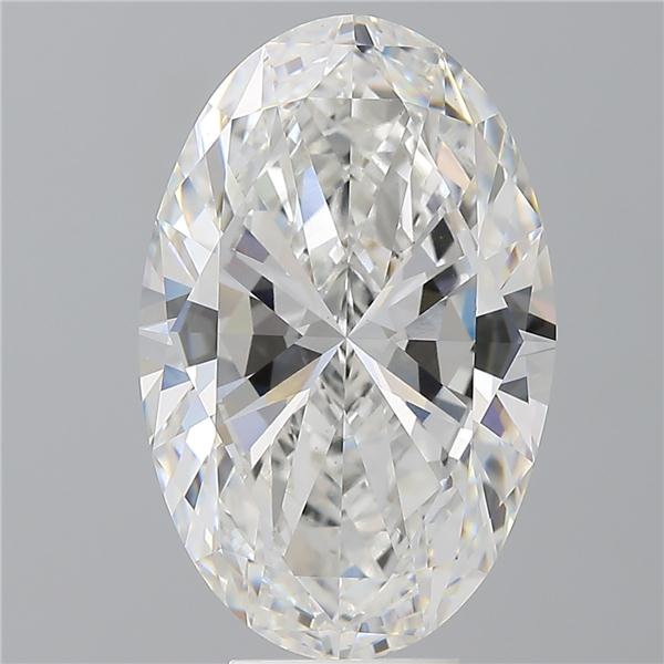 7.52 ct. oval Lab Grown Diamond front image