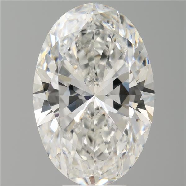 8.02 ct. oval Lab Grown Diamond front image