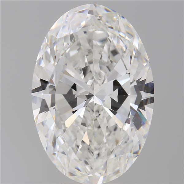 8.02 ct. oval Lab Grown Diamond front image
