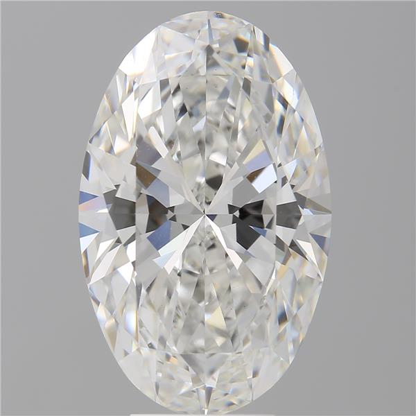7.05 ct. oval Lab Grown Diamond front image