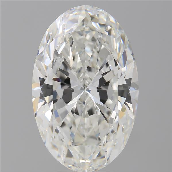 8.04 ct. oval Lab Grown Diamond front image